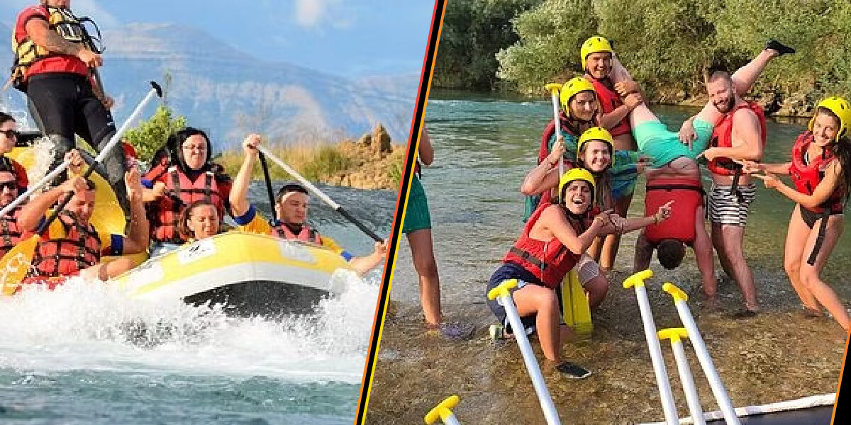 3Hrs of Rafting in Saranda and Beach Day