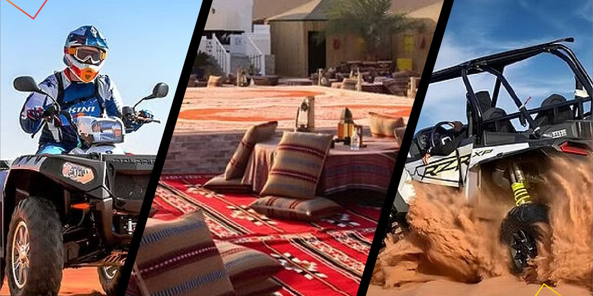 Dubai Red Dunes ATV, Sandsurf, Camels, Horses, Buffet & Show