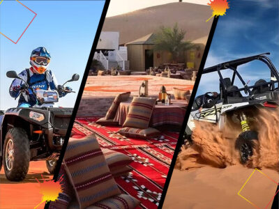 Dubai Red Dunes ATV, Sandsurf, Camels, Horses, Buffet & Show