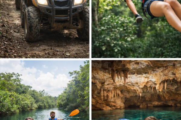 Tulum Mayan Safari: ATV, Ziplines, Cenotes & Kayak (All Inclusive)